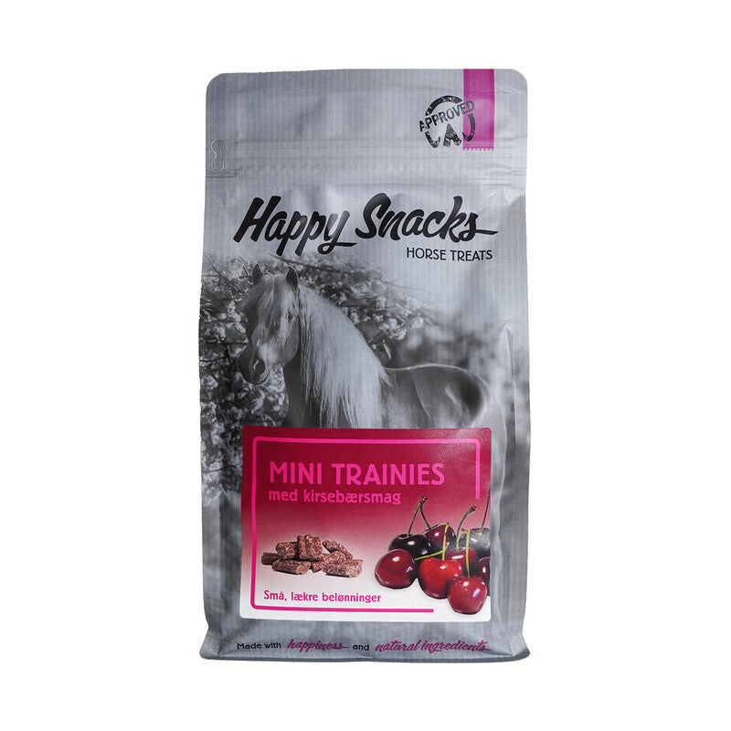 Happy Snacks Mini Trainies med kirsebærsmag - Equinics